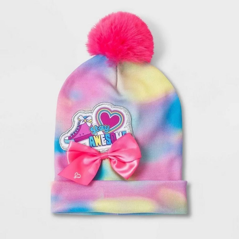 Nickelodeon Girls Jo Jo Siwa Tie-Dye Beanie - One Size